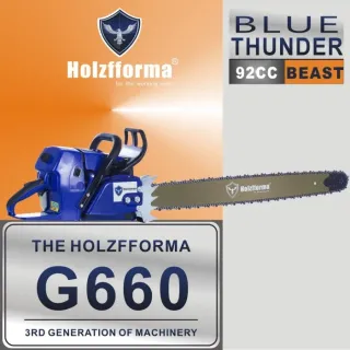 Holzfforma® G660 láncfűrész motor 92ccm 7Le - vezető és lánc nélkül